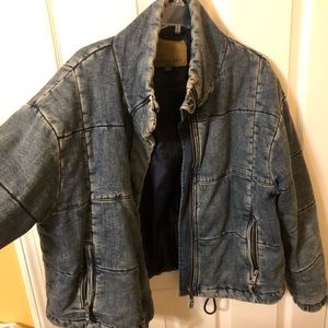 AE Jean Bomber Jacket